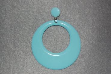 Pendant turquoise large metal