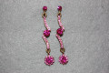 Pendientes fucsia Triana