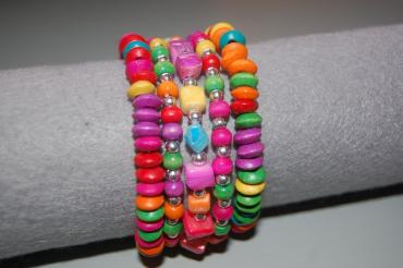 Multicolored fantasy bracelet