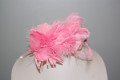 Headband feathers pink tub