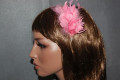 Headband feathers pink tub
