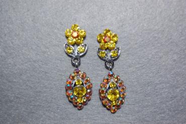 Pendientes anastasia amarillos