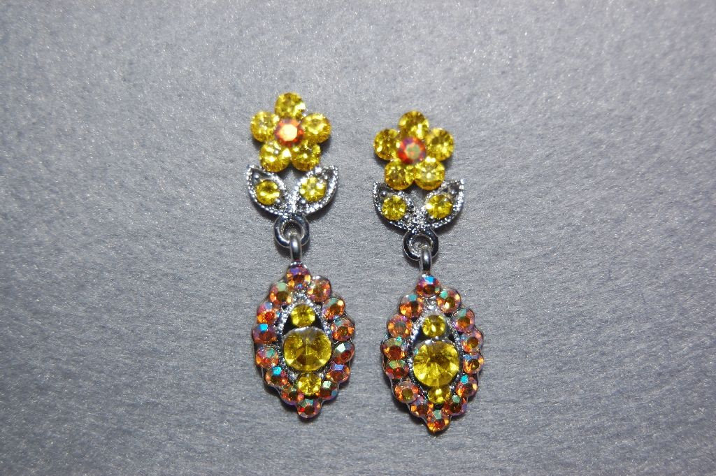 Earrings yellow anastasia