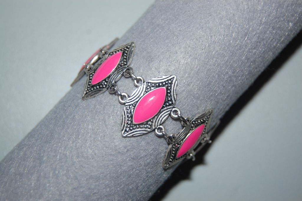 Pulsera rombo rosa