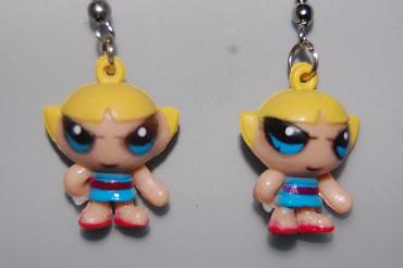 Super blonde girl earrings