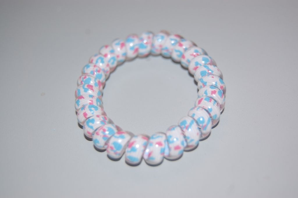 White spiral bracelet