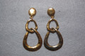 Golden earrings Clarisa