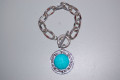 Bracelet turquoise Mamba