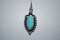 Earrings turquoise stone