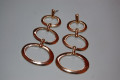 Monica golden earrings