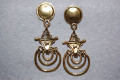 Earring gold mouse