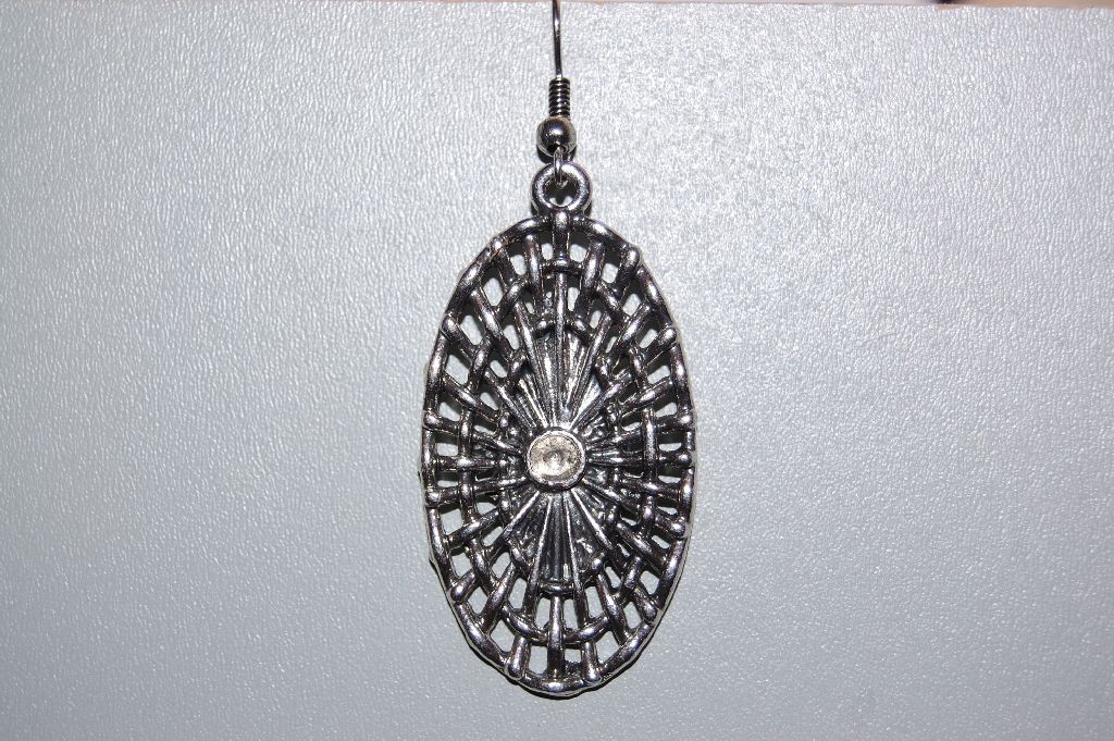 Ethnic earrings silver