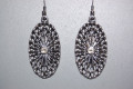 Ethnic earrings silver