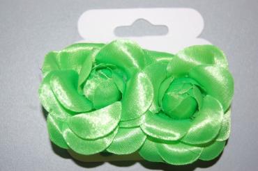 Conjunto pinzas flor verde