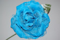 Flower fan turquoise