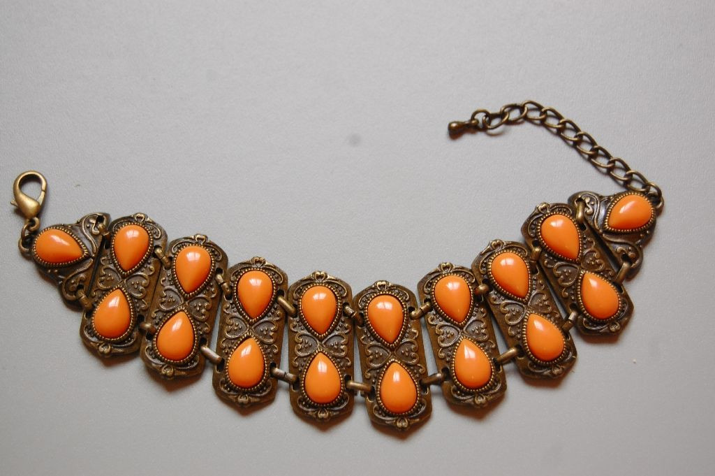 Orange bracelet Brazil