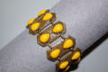 Pulsera Brasil amarillo dorado