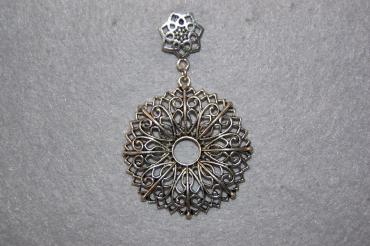 Pendiente plata vieja Sian
