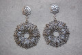 Pendiente plata vieja Sian