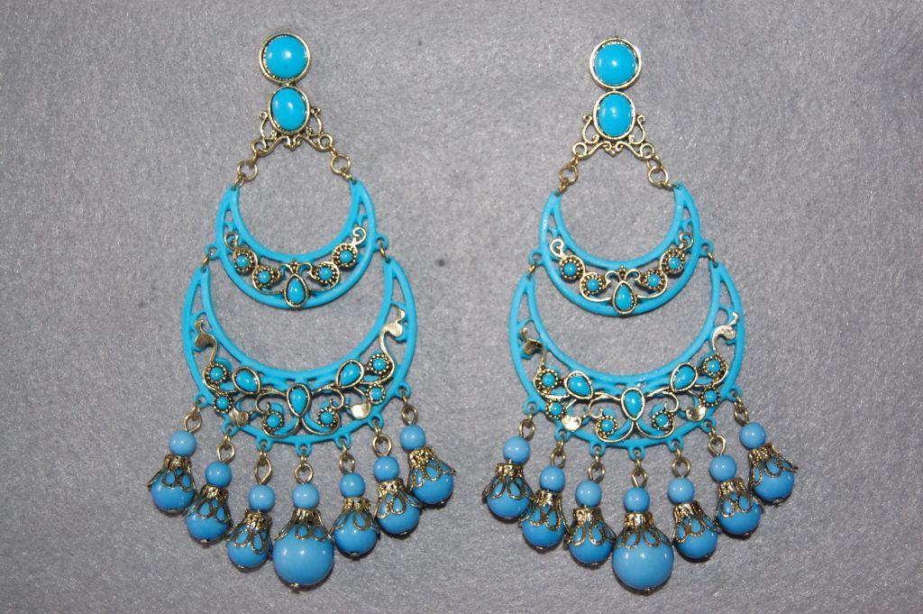 Earrings turquoise lucero