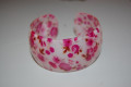 Pulsera carei flores fucsia