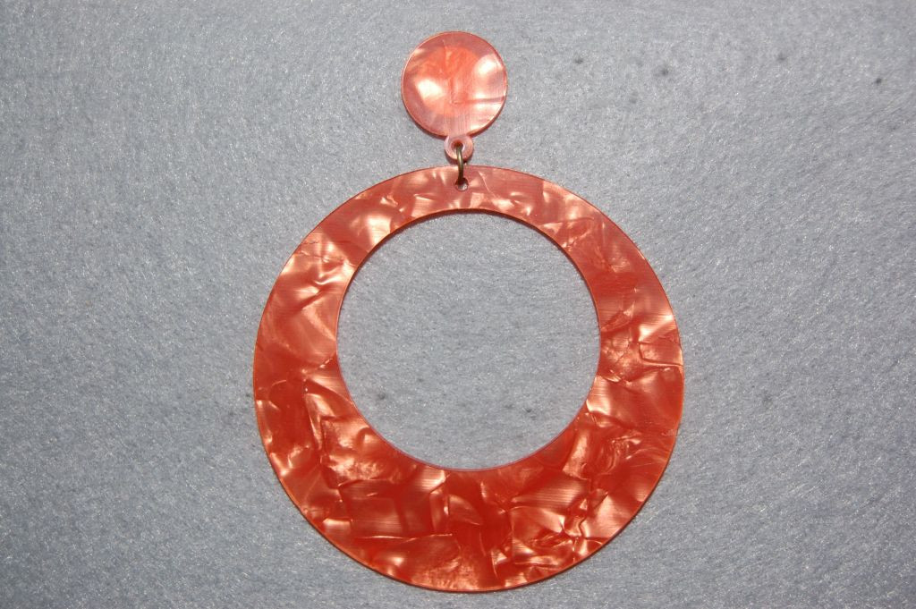 Earrings hoop Orange Seville