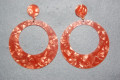 Earrings hoop Orange Seville