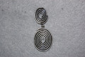 Sterling Silver spiral earrings