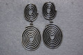 Sterling Silver spiral earrings