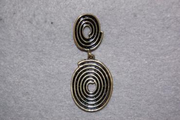 Earrings Golden spiral