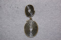 Pendientes espiral dorado