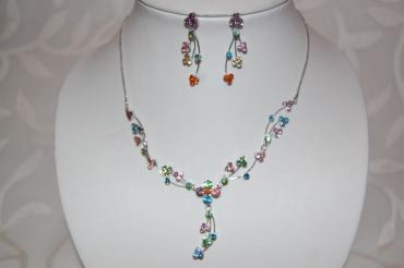 Conjunto multicolor florecillas