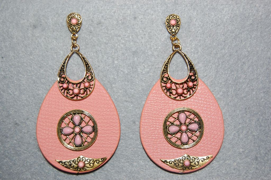 Earrings pink Soledad