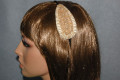 Headband Crystal gold leaf