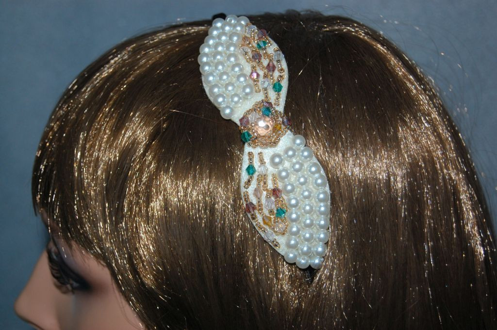 Headband Crystal & pearls