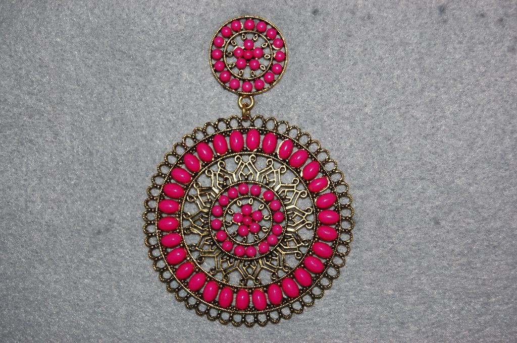 Pendientes Maruja fucsia