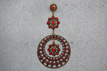 Red Trinity earrings