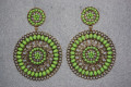 Earrings green Maruja pistachio