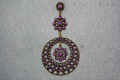 Purple Trinity earrings