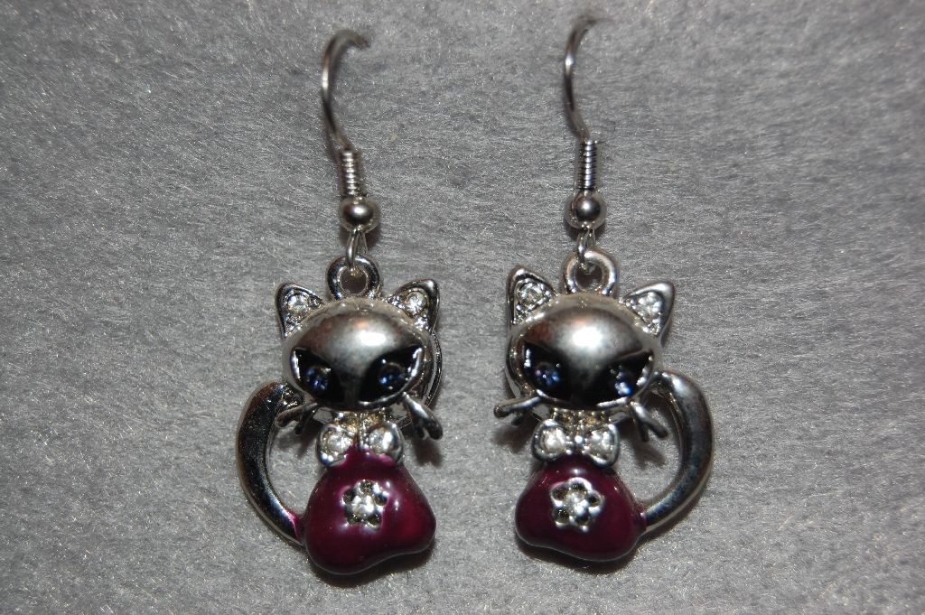 Pendientes gatitas