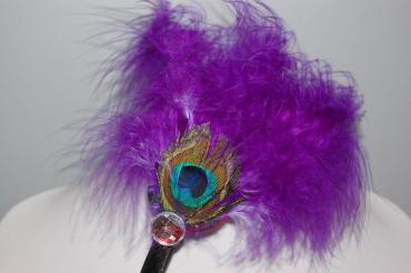 Purple feather Royal headband