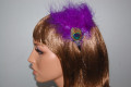 Purple feather Royal headband