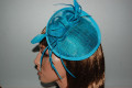English headdress, turquoise - blue