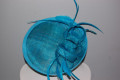 English headdress, turquoise - blue