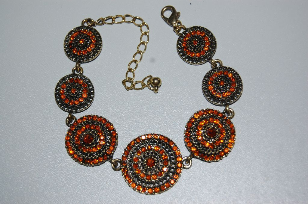 Pulsera Diosa marrón caramelo