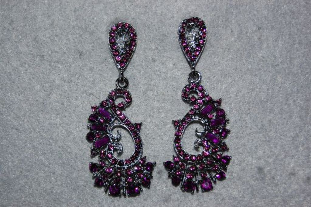 Pendientes Bosque morado