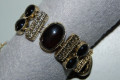 Triana black and gold bracelet