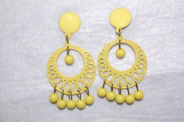 Pendientes Lunarillo amarillo