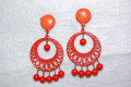 Earrings Lunarillo oranges