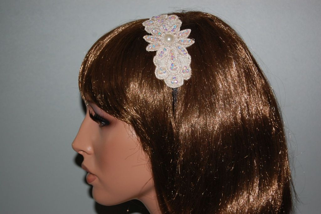 Pearl braid headband